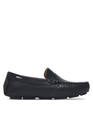 BOSS Mokasyny J52808 M Granatowy