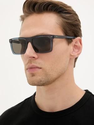 BOSS okulary męskie kolor granatowy BOSS 1765/G/S