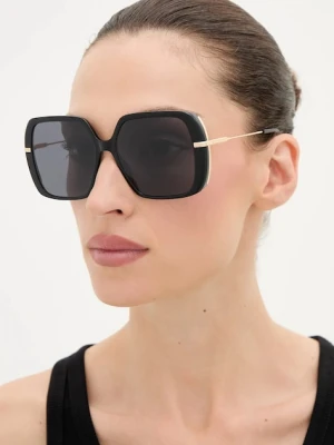 BOSS okulary przeciwsłoneczne damskie kolor czarny BOSS 1782/S