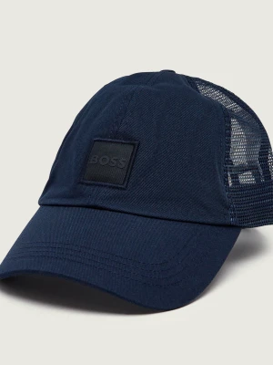 BOSS ORANGE Bejsbolówka Derrel-Trucker-PL granatowy