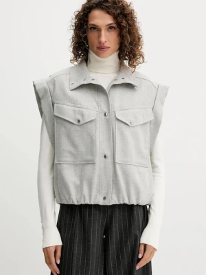 BOSS Orange bezrękawnik z dodatkiem wełny C_Jaflesti