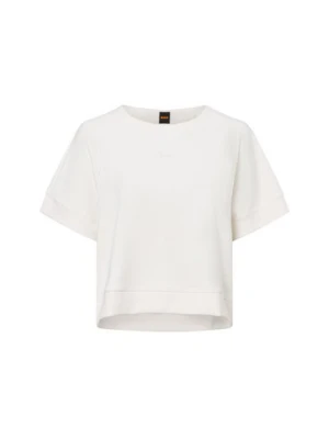 BOSS Orange Bluza damska - C_Emsa Kobiety Lyocell beżowy jednolity,