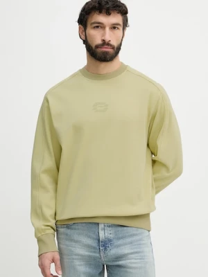 BOSS Orange bluza męska bawełniana zielony