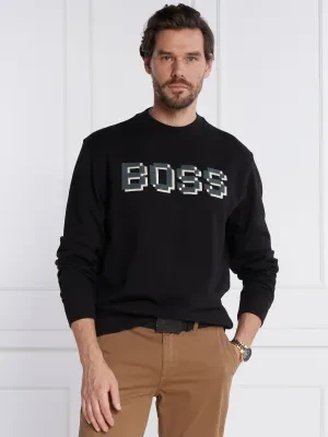 BOSS ORANGE Bluza Weglitchlogo | Regular Fit
