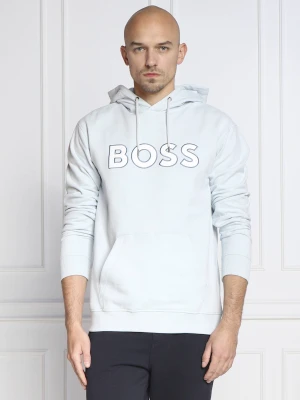 BOSS ORANGE Bluza Welogox | Regular Fit błękitny