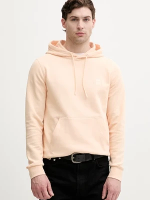BOSS Orange bluza z kapturem męska bawełniana Wetalk