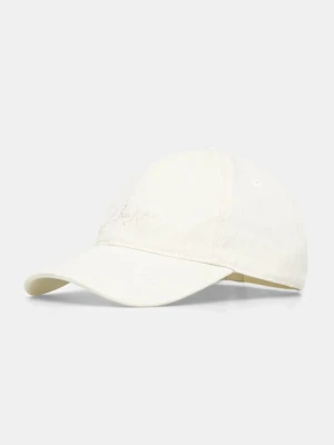 BOSS Orange czapka z daszkiem bawełniana