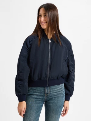 BOSS Orange Da Blouson - C_Paborn Kobiety Sztuczne włókno niebieski jednolity,