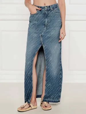 BOSS ORANGE Jeansowa spódnica C_ DNM