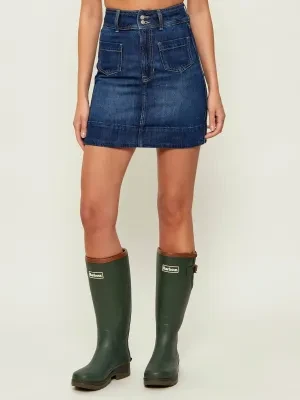 BOSS ORANGE Jeansowa spódnica C_MINI 1.0