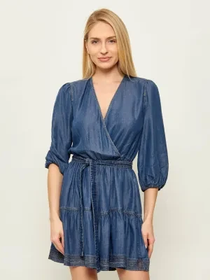 BOSS ORANGE Jeansowa sukienka C_Dardy