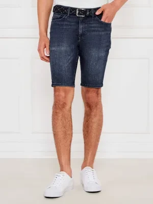 BOSS ORANGE Jeansowe szorty Delaware | Slim Fit