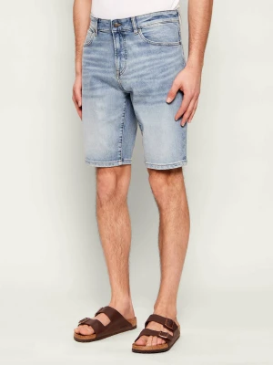 BOSS ORANGE Jeansowe szorty Re.Maine | Regular Fit niebieski