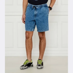 BOSS ORANGE Jeansowe szorty Sandrew | Relaxed fit