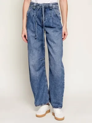 BOSS ORANGE Jeansy C_PLEATED BARREL 1.0 | Mom Fit