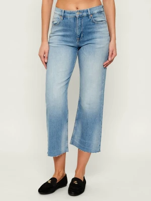 BOSS ORANGE Jeansy C_SOFT KICK | flare fit niebieski