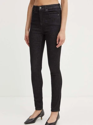 BOSS Orange jeansy damskie kolor czarny 50518253