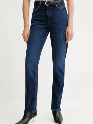BOSS Orange jeansy damskie kolor niebieski 50553902