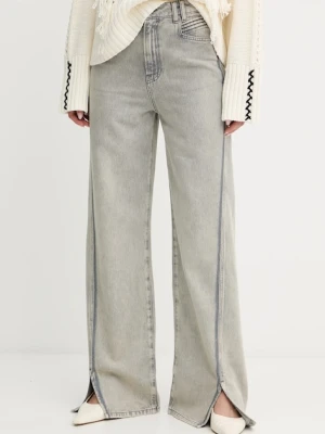 BOSS Orange jeansy damskie kolor szary 50542436