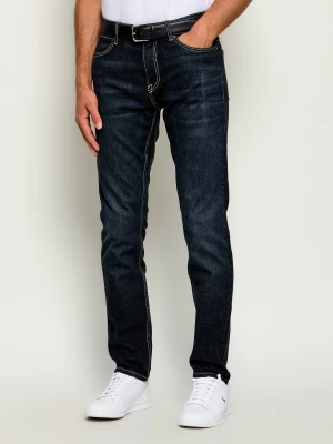 BOSS ORANGE Jeansy Delaware-2-BO | Slim Fit granatowy