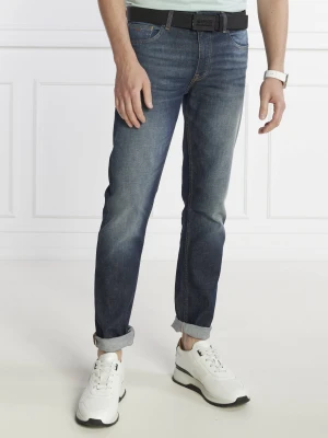 BOSS ORANGE Jeansy Delaware BC-C | Slim Fit granatowy