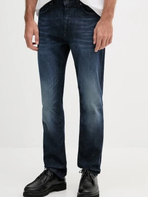 BOSS Orange jeansy męskie kolor granatowy 50544642