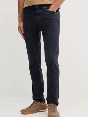 BOSS Orange jeansy męskie kolor granatowy 50544645
