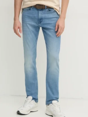 BOSS Orange jeansy męskie kolor niebieski 50532528