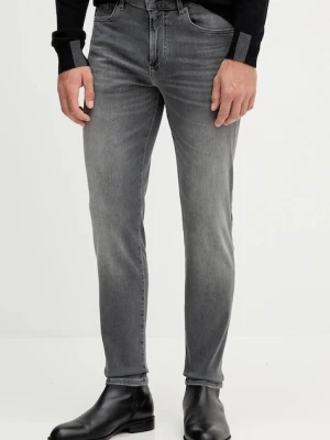 BOSS Orange jeansy męskie kolor szary 50549515
