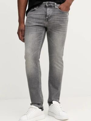 BOSS Orange jeansy męskie kolor szary 50549525