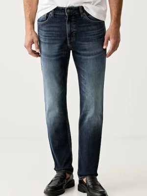 BOSS Orange jeansy regular męskie RE.MAINE granatowy