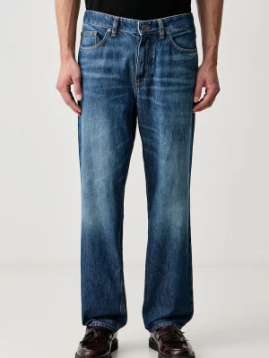 BOSS Orange jeansy relaxed fit męskie KEYES-4 BO niebieski