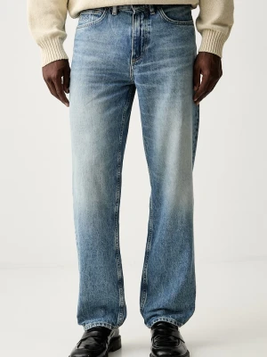 BOSS Orange jeansy relaxed fit męskie KEYES niebieski