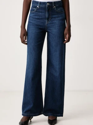 BOSS Orange jeansy straight damskie C_MARLENE HR 15.0 niebieski