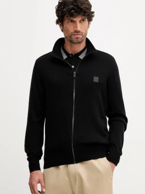 BOSS Orange sweter rozpinany męski z bawełną Kanozip_S