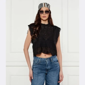 BOSS ORANGE Koronkowa bluzka C_Bredy | Cropped Fit
