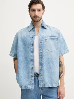 BOSS Orange koszula jeansowa