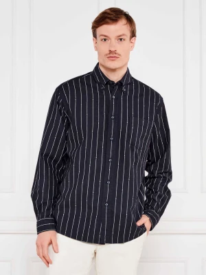 BOSS ORANGE Koszula Lambey_2_M | Relaxed fit | z dodatkiem lnu