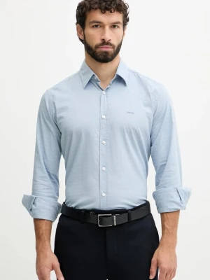 BOSS Orange koszula Relegant_6_M męska kolor niebieski regular z kołnierzykiem klasycznym 50548959
