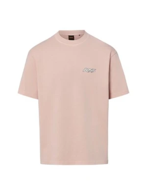 BOSS Orange Koszulka męska - Surfwash Mężczyźni Bawełna (100%) różowy,