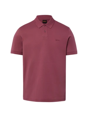 BOSS Orange koszulka polo - Pe_Interlock Mężczyźni Bawełna różowy