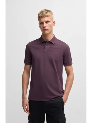 BOSS Orange Koszulka polo w kolorze bordowym rozmiar: L