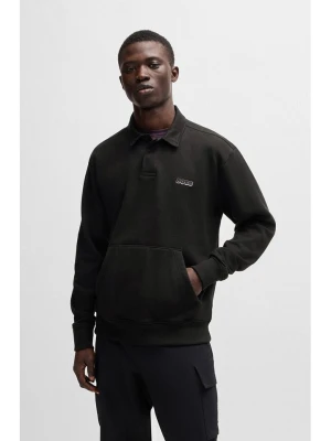 BOSS Orange Koszulka polo w kolorze czarnym rozmiar: M