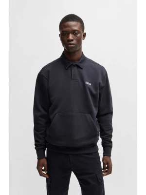 BOSS Orange Koszulka polo w kolorze granatowym rozmiar: M