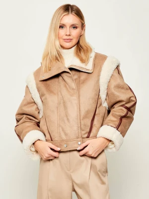 BOSS ORANGE Kurtka 2w1 C_Cheerlea | Relaxed fit | shearling