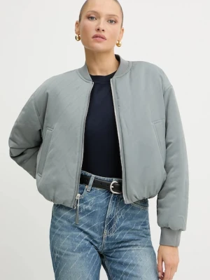 BOSS Orange kurtka bomber dwustronna kolor szary przejściowa oversize 50542454