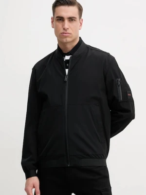 BOSS Orange kurtka bomber kolor czarny przejściowa 50537058