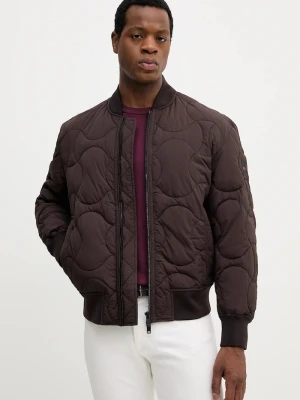 BOSS Orange kurtka bomber Ovalley brązowy