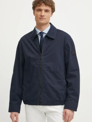 BOSS Orange kurtka kolor granatowy przejściowa 50537107