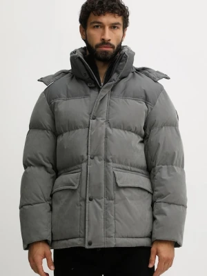 BOSS Orange kurtka kolor szary zimowa 50543609